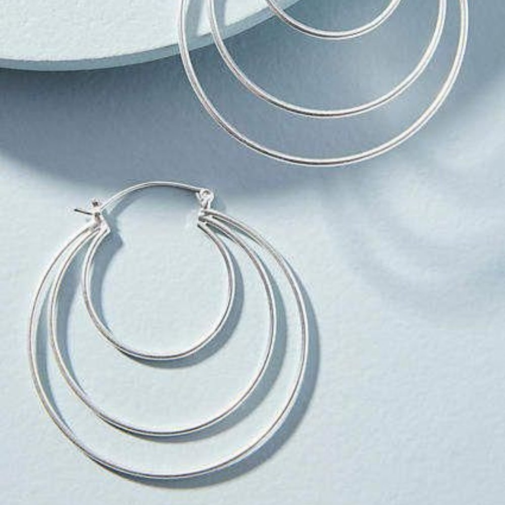 Mini Cut-Out Hoop Earrings